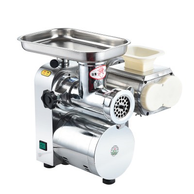 High Quality Small Table Top Stainless Steel Commercial Automatic 1.1Kw Electric Meat Grinder Grinding Mincer And Slicer Machine