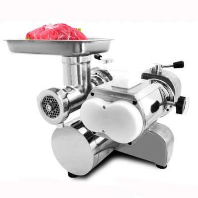 Comercial Ce Approved 1100W Domestic Automatic Multifunctional Kitchen Metal Stainless Steel Meat Mincer Sausage Grinder Machine