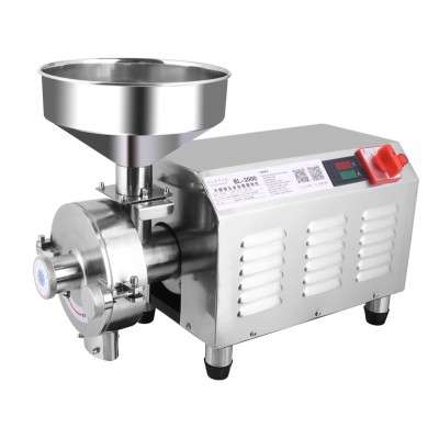 Stainless Steel Commercial Electric Cocoa Maize Spices Rice Grinder Corn Wheat Milling Grinding Grain Flour Mill Machines